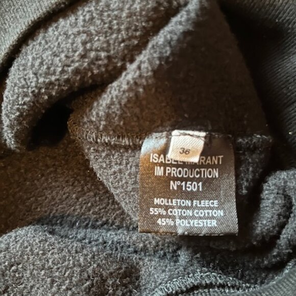 Isabel Marant Black "Fujiyama" Sweatshirt - 36/S - Picture 5 of 7